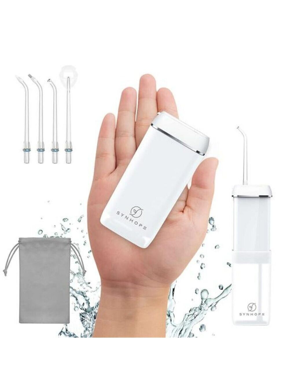 Portable Water Flosser Cordless Teeth Cleaner IPX7 Waterproof Travel Oral Care